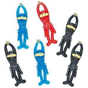Elastische vliegende ninja's  (12 stuks) Speelgoed