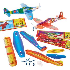 Zweef vliegtuigen (12 stuks) Speelgoed