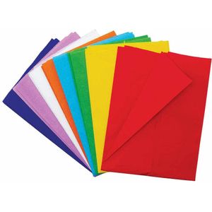 Regenboogkleurig crÃªpepapier (8 stuks) Knutselen Van Karton En Papier