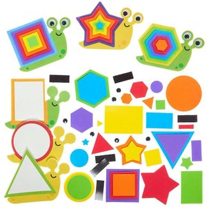 Leren Vormen Slak Magneet Sets (Pak van 6)