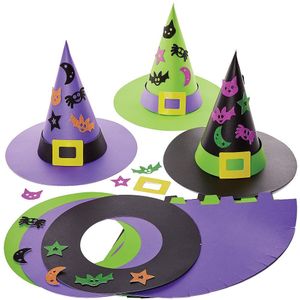 Heksenhoed sets  (Pakket van 3) Halloween Knutselen