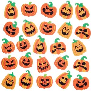 Pompoen Vilt Stickers (100 stuks) Knutselspullen Voor Halloween