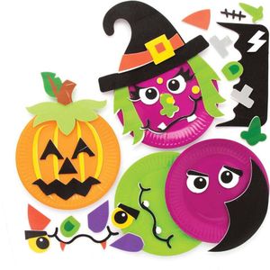 Halloween bord decoraties  (4 stuks) Halloween Knutselen