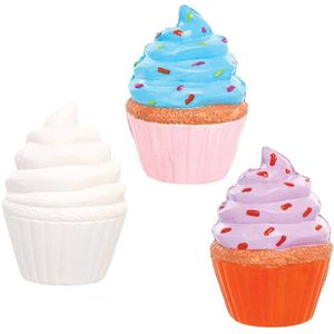 Knijp Cupcakes (4 stuks) DIY knutselen