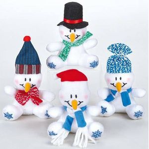 Sneeuwpop knuffels (4 stuks) Kerstmis Sok Vullers