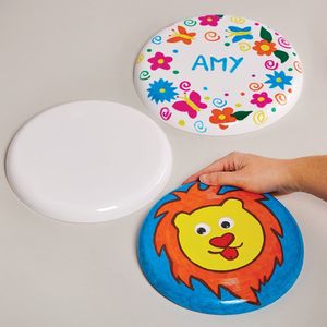 Ontwerp je eigen Frisbees  (3 stuks) DIY knutselen