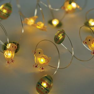 Paaskip & Eieren LED Koord Verlichting  (Per set) Pasen Kunst & Ambacht