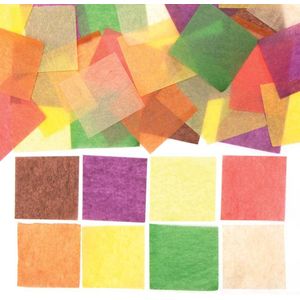 Herfstkleuren mini tissue papier  (4000 stuks) Knutselen Van Karton En Papier