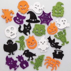 Halloween Glitter Stickers van Foam (100 stuks) Knutselspullen Voor Halloween