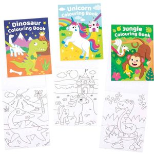 Mini kleurboeken  (12 stuks) Speelgoed
