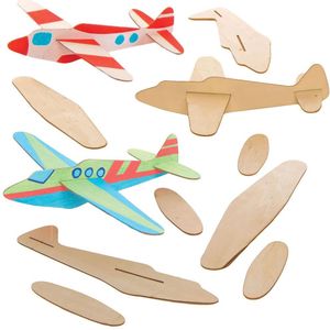 Houten Zweefvliegtuigen (8 stuks) Speelgoed
