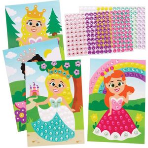 Prinses Diamant Kunst Kits (4 stuks) Knutselset