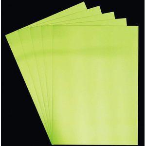 Glow in the Dark A4 Papier  (15 stuks) Knutselspullen Voor Halloween