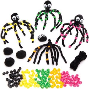 Spin Kralen Decoratiesets  (4 stuks) Halloween Knutselen