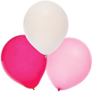 Rode, Roze en Witte Feestballonnen  (30 stuks) Feest Versieringen
