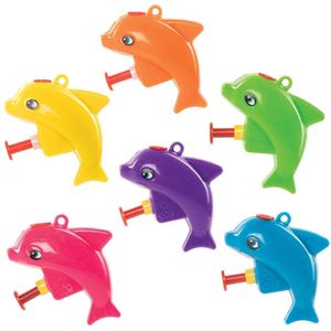 Dolfijn Mini Waterpistolen  (6 stuks) Speelgoed