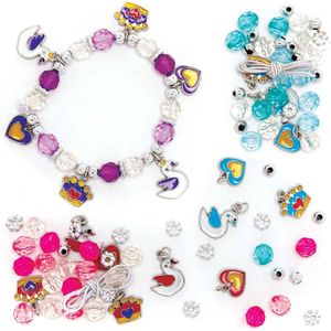 Zwaan Prinses Bedel Armbandjes  (3 stuks) Zelf Sieraden Maken