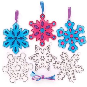 Sneeuwvlok zonnevanger decoraties (10 stuks) Kerst Knutsel Activiteiten