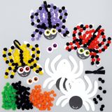 Spin met Pompoms  (5 stuks) Halloween Knutselen