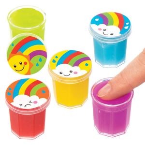 Regenboog Glitter Slijm (10 stuks) Speelgoed