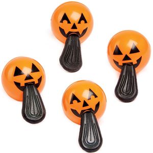 Pompoen Tong Stretchers (8 stuks) Halloween Speelgoed