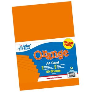 Oranje kaartpapier (50 stuks) Knutselen Van Karton En Papier