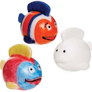 Ontwerp je eigen Tropische Vissen Waterspuwers  (6 stuks) Speelgoed