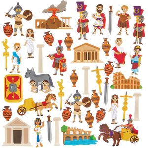Oud Rome schuim stickers  (200 stuks) Knutselspullen