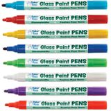 Regenboogkleuren glasverf pennen (8 stuks) Knutselen met Verven