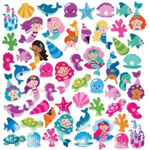 Zeemeermin Foam Stickers (200 stuks) Accessoires knutselen