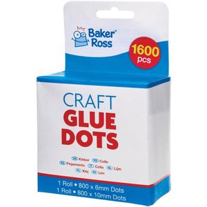 Glue dots (1600 stuks) Knutselspullen