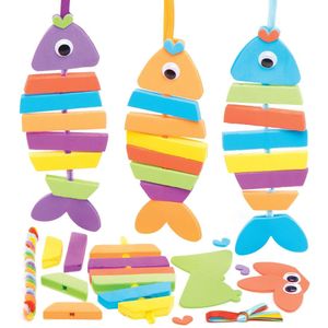 Vis Mix & Match Sets (6 stuks) Knutselset