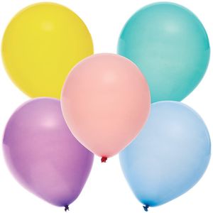 Pastelkleurige Feestballonnen  (30 stuks) Feest Versieringen