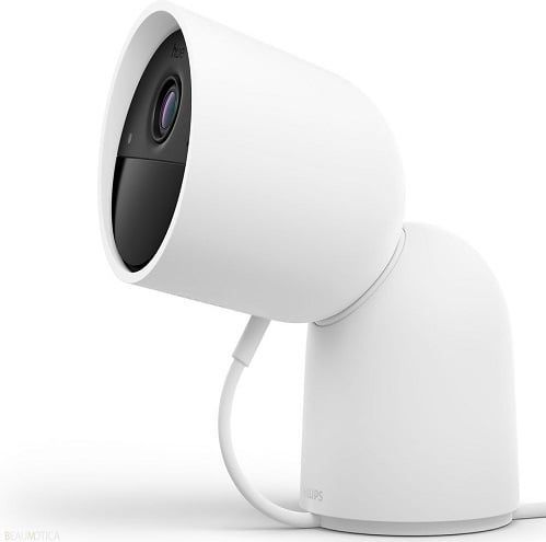 Philips Hue Secure Desktop Beveiligingscamera 2K Wit | Werkt met Apple HomeKit