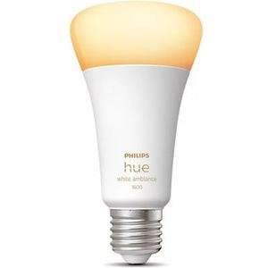 Philips Hue E27 White Ambiance Lamp 1600Lumen | Werkt met Apple HomeKit | Slimme lamp