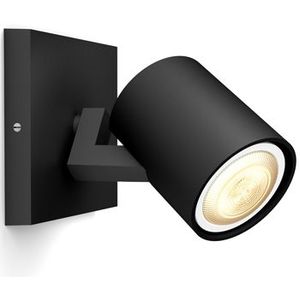 Philips Hue GU10 Runner White Ambiance Wandspot Zwart | Werkt met Apple HomeKit | Slimme lamp