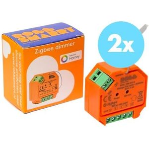 ROBB SMARRT Pro LED dimmer voor Aan-Uit Schakelaar 2-Pack | Zigbee dimmer | Werkt met Philips Hue