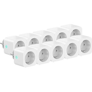 Innr Slimme Zigbee Stekker 3680W & Stroommeting 10-Pack | Slimme stekker | Werkt met Philips Hue