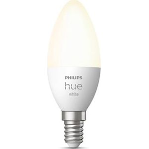 Philips Hue E14 White Lamp Candle | Werkt met Apple HomeKit | Slimme lamp