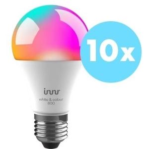 Innr E27 Kleurenlamp 10-Pack 800Lumen | Zigbee Smart Bulb | Slimme lamp | Werkt met Philips Hue