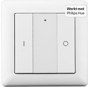 ROBB SMARRT Draadloze Schakelaar 2 Knoppen Zigbee | Werkt met Philips Hue