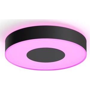 Philips Hue Infuse White Color Ambiance Plafondlamp Zwart Groot | Werkt met Apple HomeKit | Slimme lamp