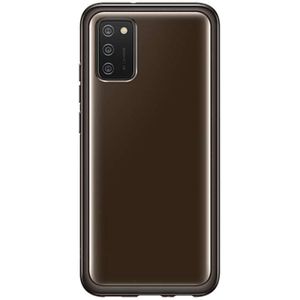 Samsung Galaxy A02s Soft Clear Cover (Black) - EF-QA026TB