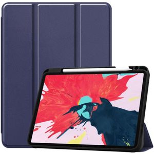 Apple iPad Pro 11 2020 Smart Tri-Fold Case With Pen Slot (Blue)