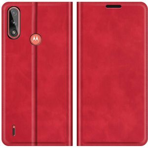 Motorola Moto E7i Power Wallet Case Magnetic - Red
