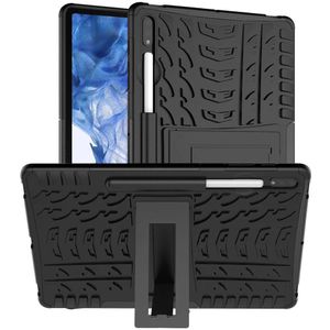 Rugged Hybrid Samsung Galaxy Tab S8 Plus Case (Black)