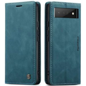 CASEME Google Pixel 6 Pro Retro Wallet Case - Blue