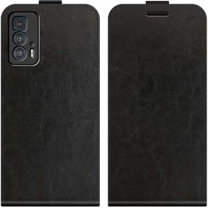 Motorola Edge 20 Pro Flip Case (Black)