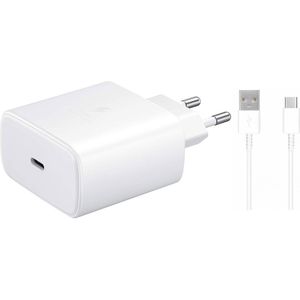 Samsung 15W USB-A Charger Fast Charging with Cable - TA200 White (bulk packed)