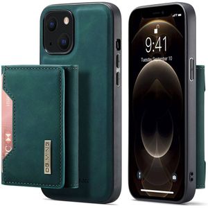 DG Ming iPhone 14 Plus 2 in 1 Magnetic Wallet Back Cover - (Green)